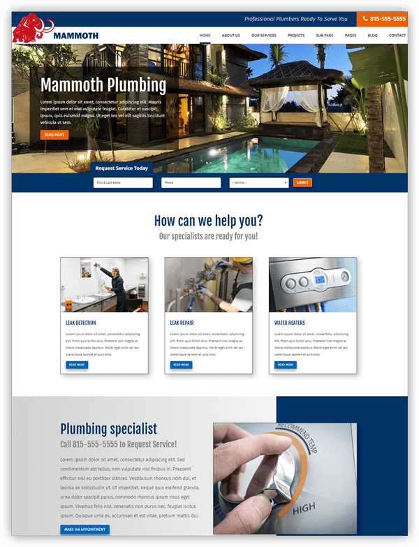 Mammoth divi child theme