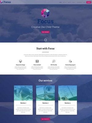 Focus divi child theme