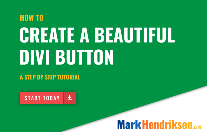 How to create a beautiful Divi button