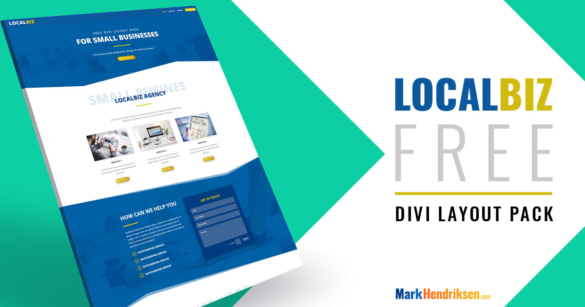 free divi layout pack for small business markhendriksen com free layout
