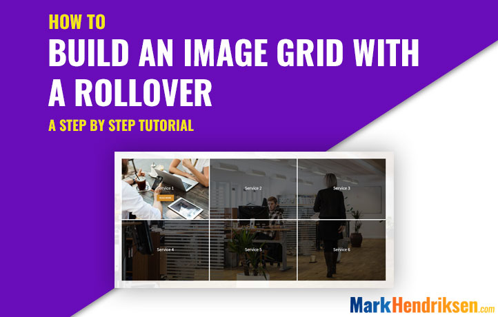 How to build an image grid with a rollover