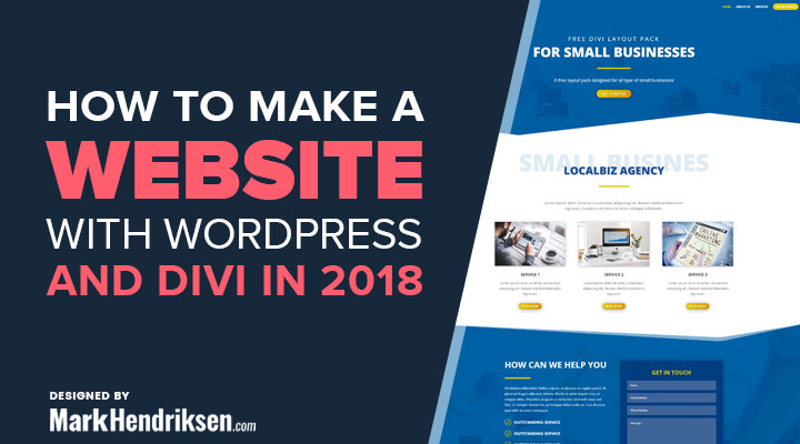 How To Make A Website With WordPress And Divi Theme In 2019