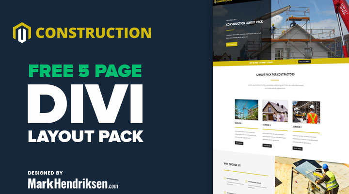 divi construction layout pack
