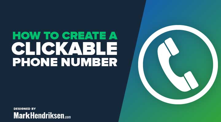 How to create a clickable phone number