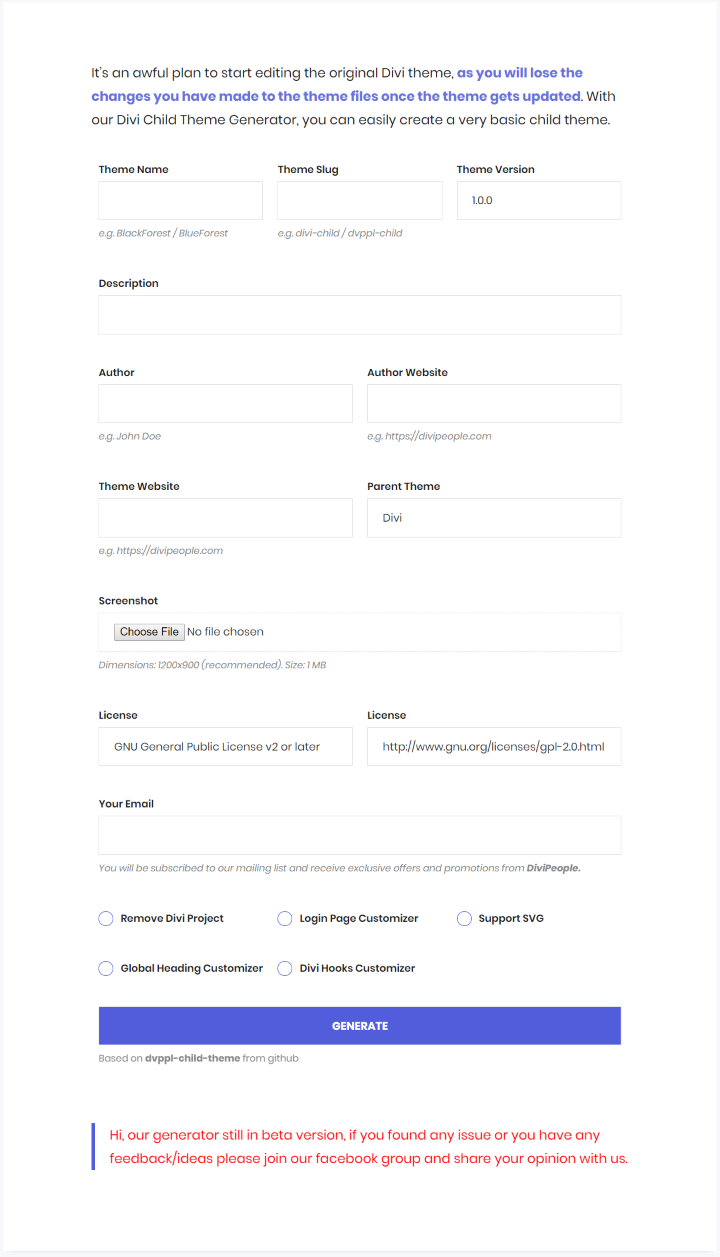 Divi Child Theme Makers Divi People