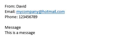 Email message