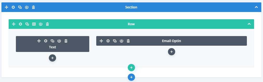 Section layout