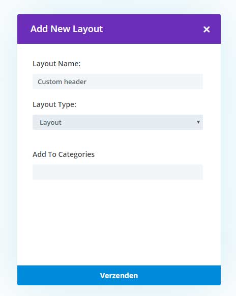 Divi library pop up