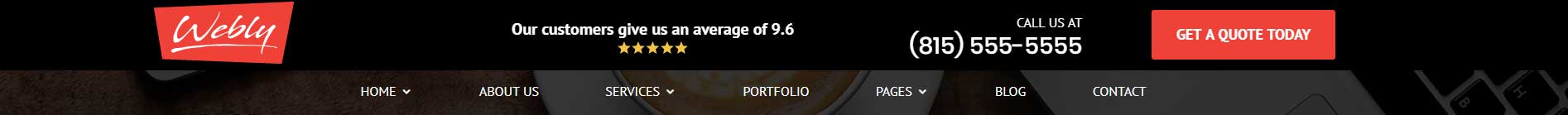 Webly pro header