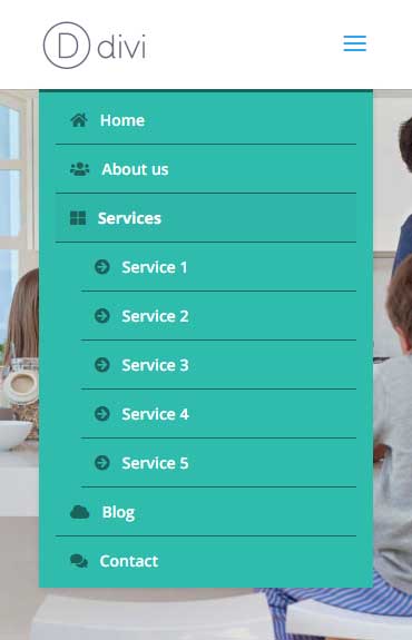 Styling the divi mobile menu