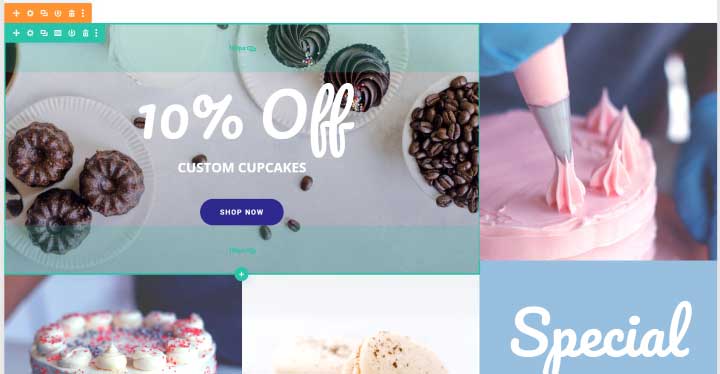 Divi columns and sizes