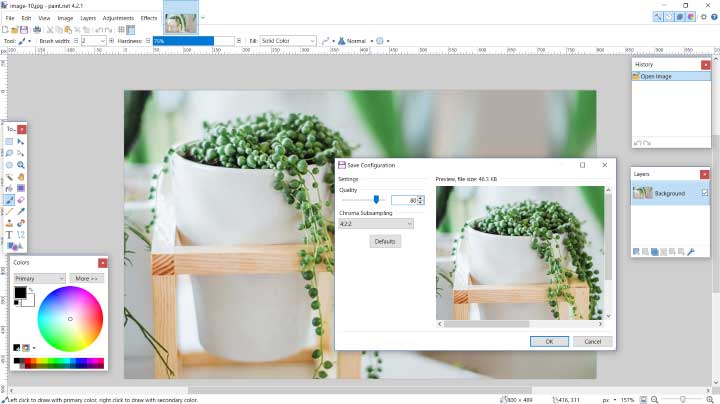 Image compression tools