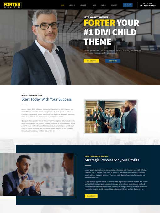 Forter Divi child theme