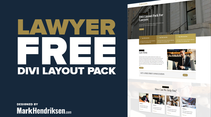 Lawyer Free Divi Layout Pack