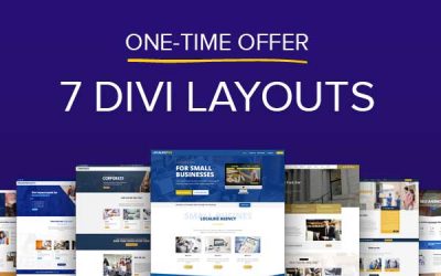 7 Divi Layout Bundle