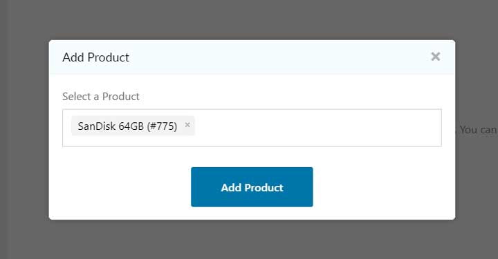 Add a product