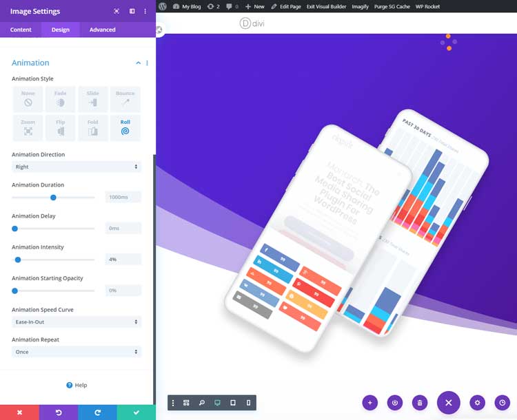 Divi animations