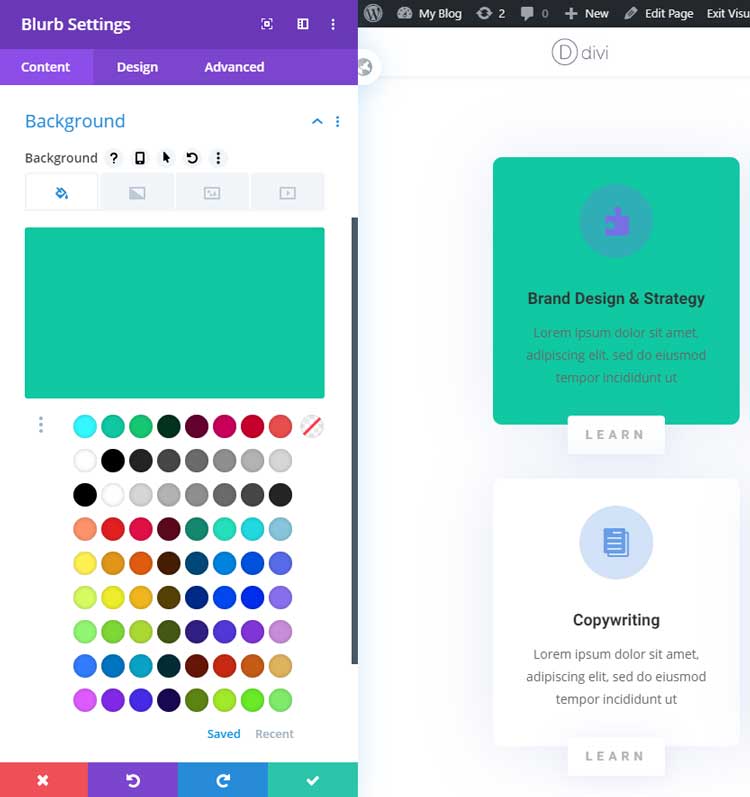Divi color management