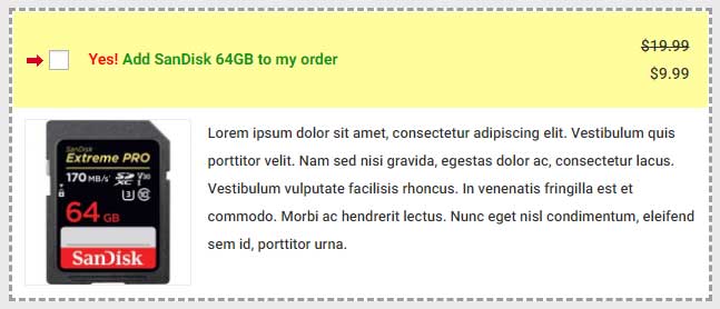 What is an order bump?