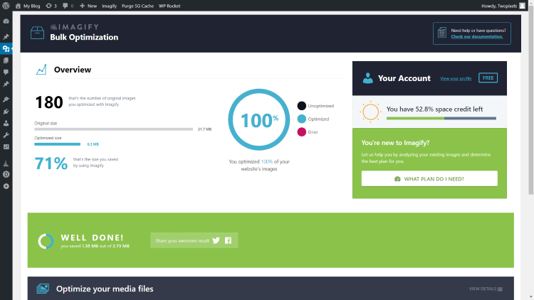 WP Rocket File Optimization 10