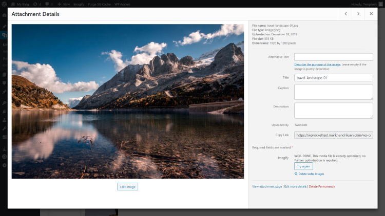WP Rocket File Optimization 12