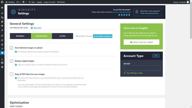 WP Rocket File Optimization 3