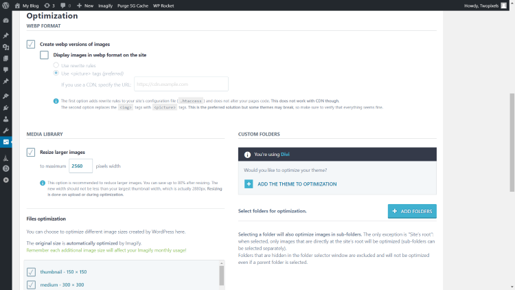 WP Rocket File Optimization 4