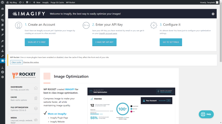 WP Rocket Image Optimization 2