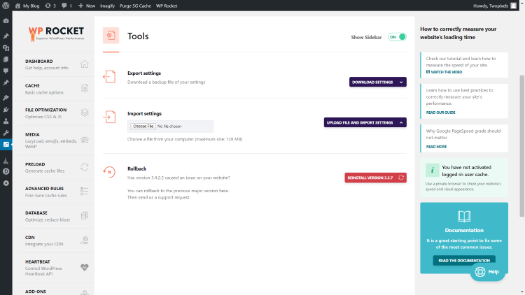 WP Rocket Tools