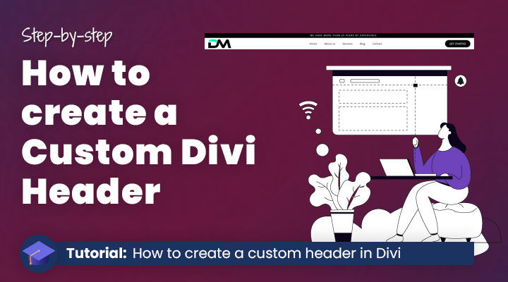 How to create a custom Divi header