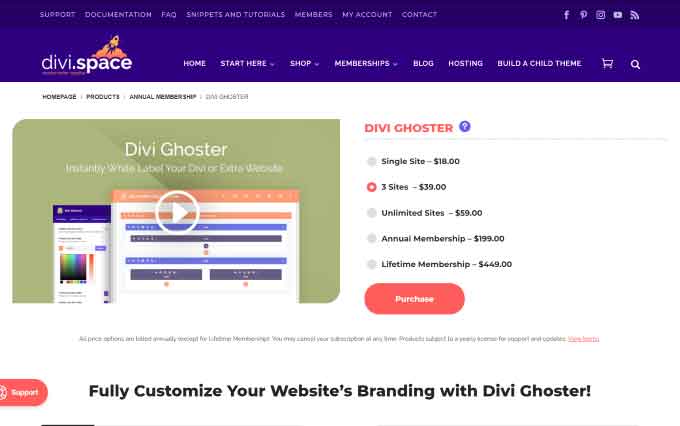 Divi Ghoster