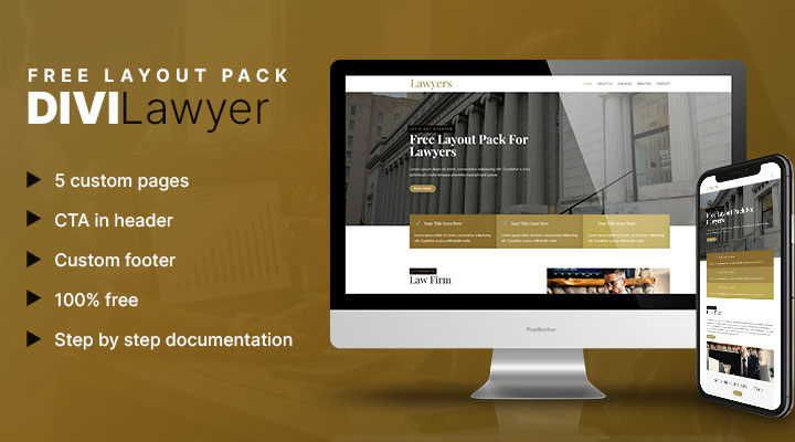 Divi lawyer layout pack