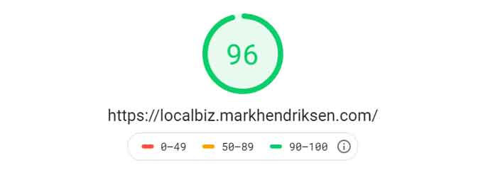 Google page speed after optimization