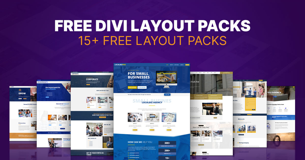 Most Popular Free Divi Layouts by World-Class Designer (2023)