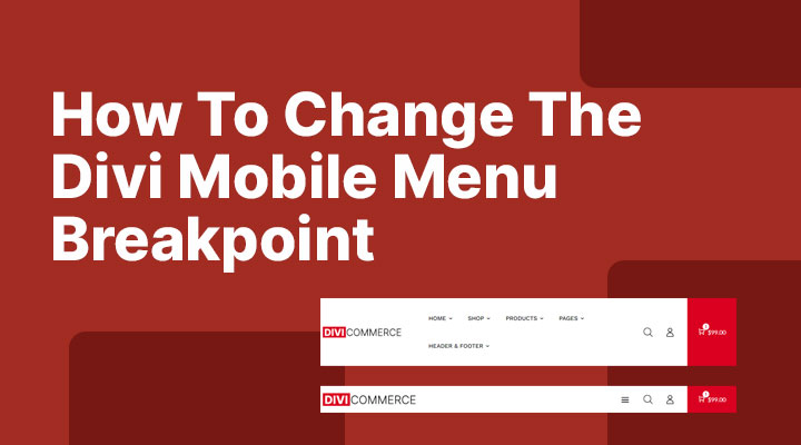 How to change the Divi mobile menu breakpoint