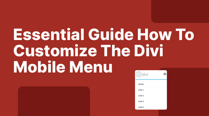 How to Style the Divi Mobile Menu