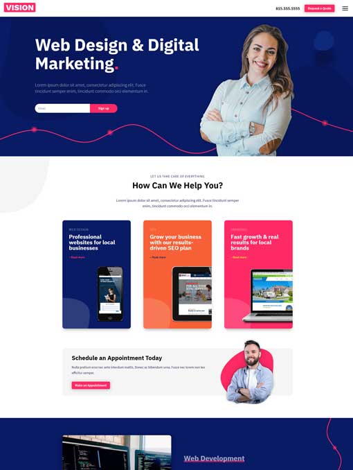 Vision Divi child theme