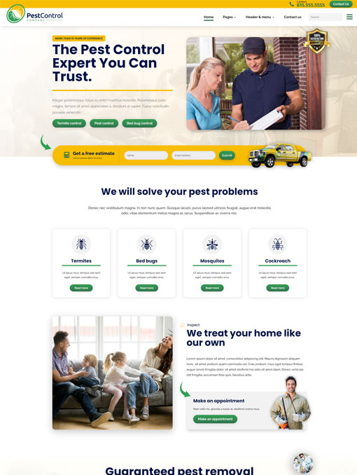 Pest control divi child theme