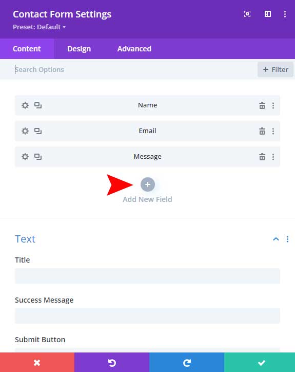 Add new contact fields