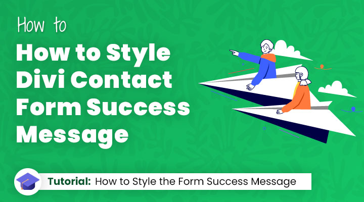 Divi contact form success message