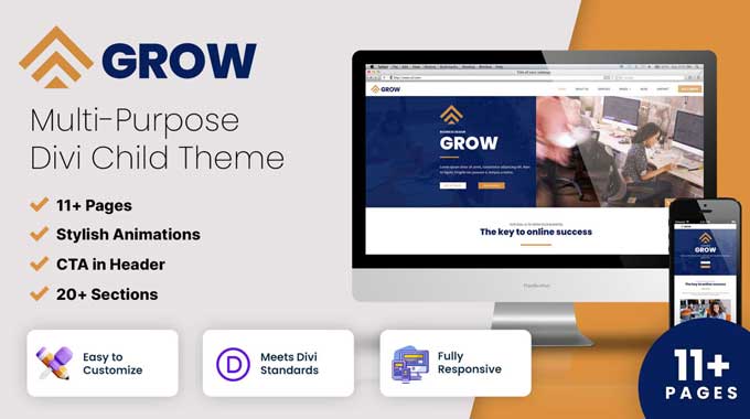 Grow multi-purpose Divi child theme