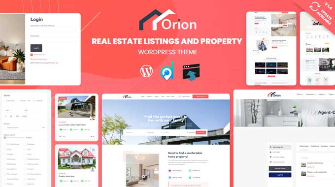 Orion real estate Divi child theme