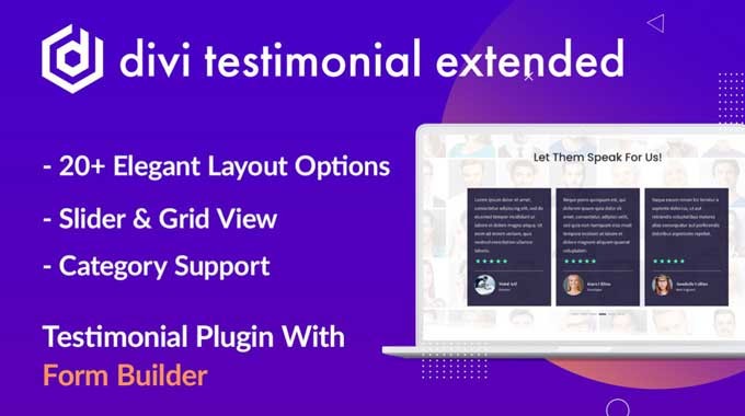 Divi Tesimonial Extended Plugin