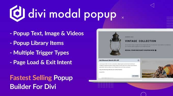 Divi Modal Popup Plugin