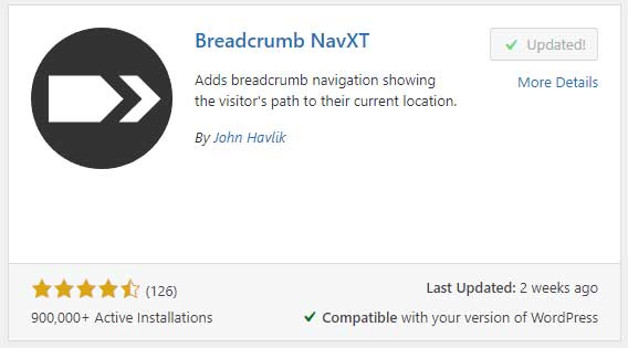 Breadcumb Navxt