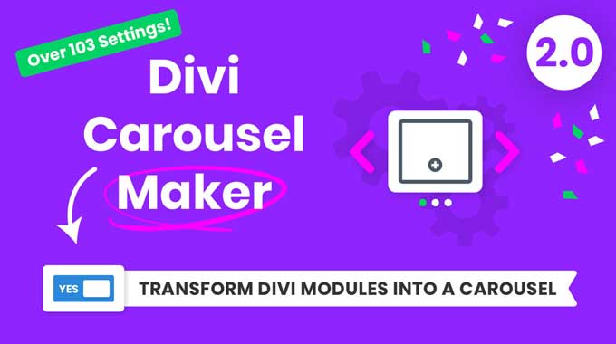 Divi carousel maker