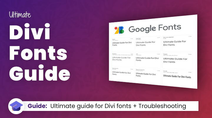 Divi fonts guide