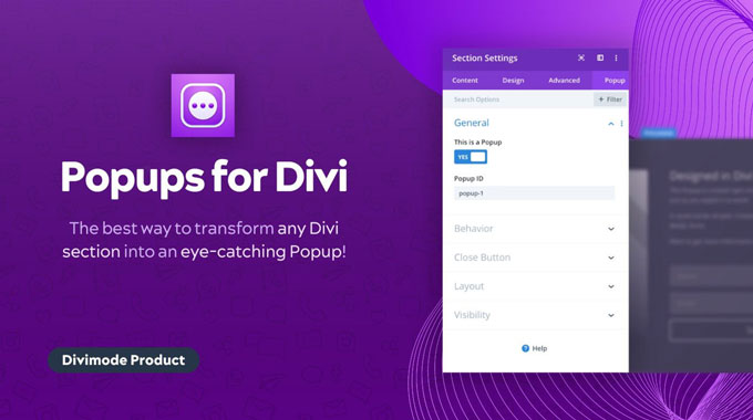 Popups for Divi