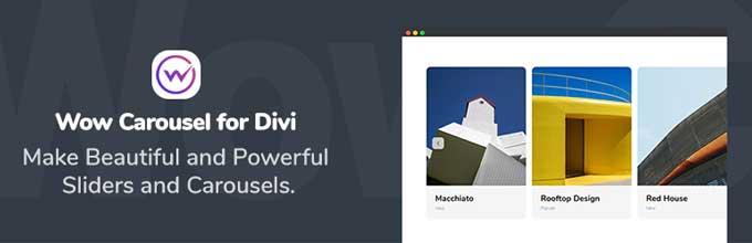 Wow Divi Carousel plugin