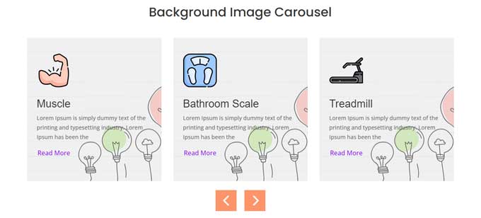 background image carousel